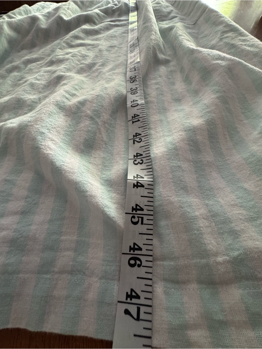 Hope & Henry Stripe Linen Organic Cotton Blend Dress with Patch Pockets Size 4 - Picture 11 of 12